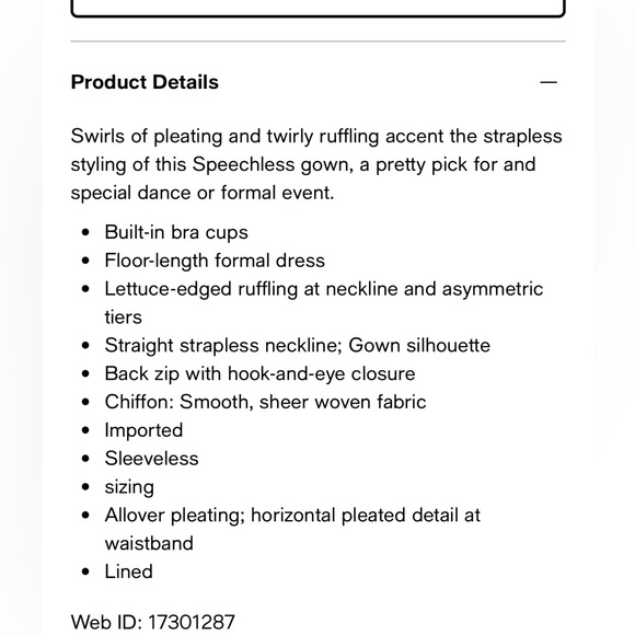 Strapless Ruffled Tiered Gown - Picture 7 of 7